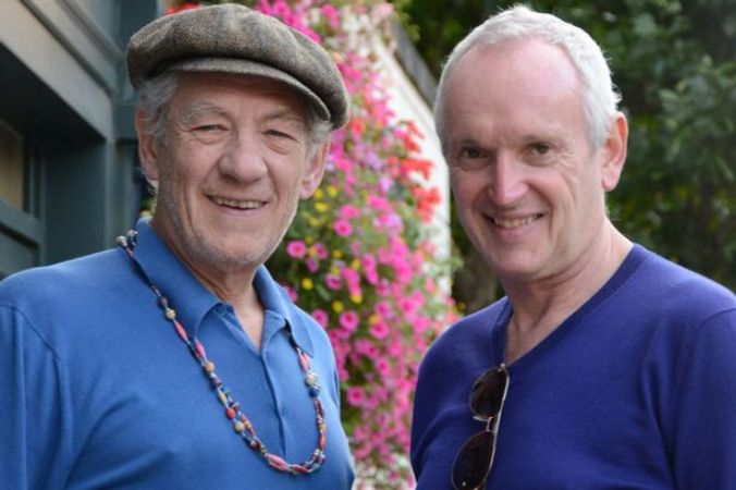 Ian McKellen and his former boyfriend, Sean Mathias. 
